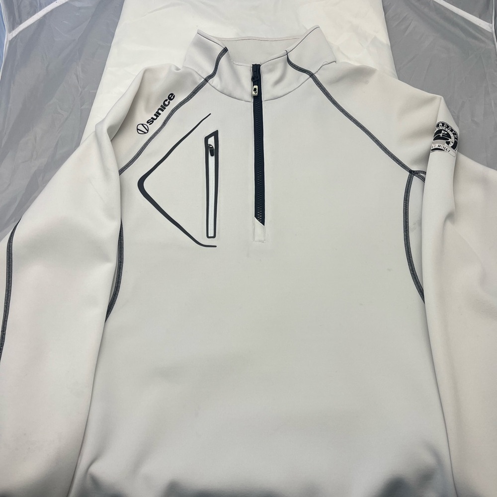 Sunice White Quarter-Zip Pullover